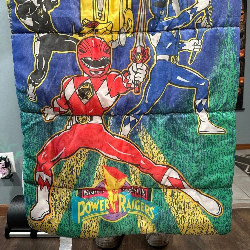 Vintage 1994 Mighty Morphin Power Rangers Sleeping Bag Saban